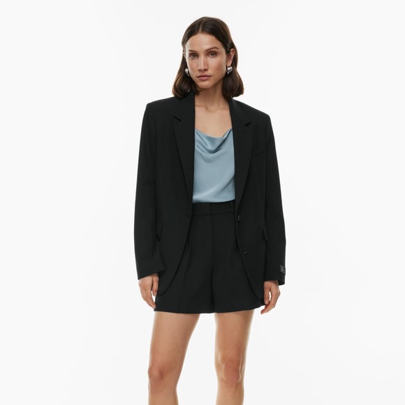 Aritzia Satin Light Blue Top - Picture 5 of 5